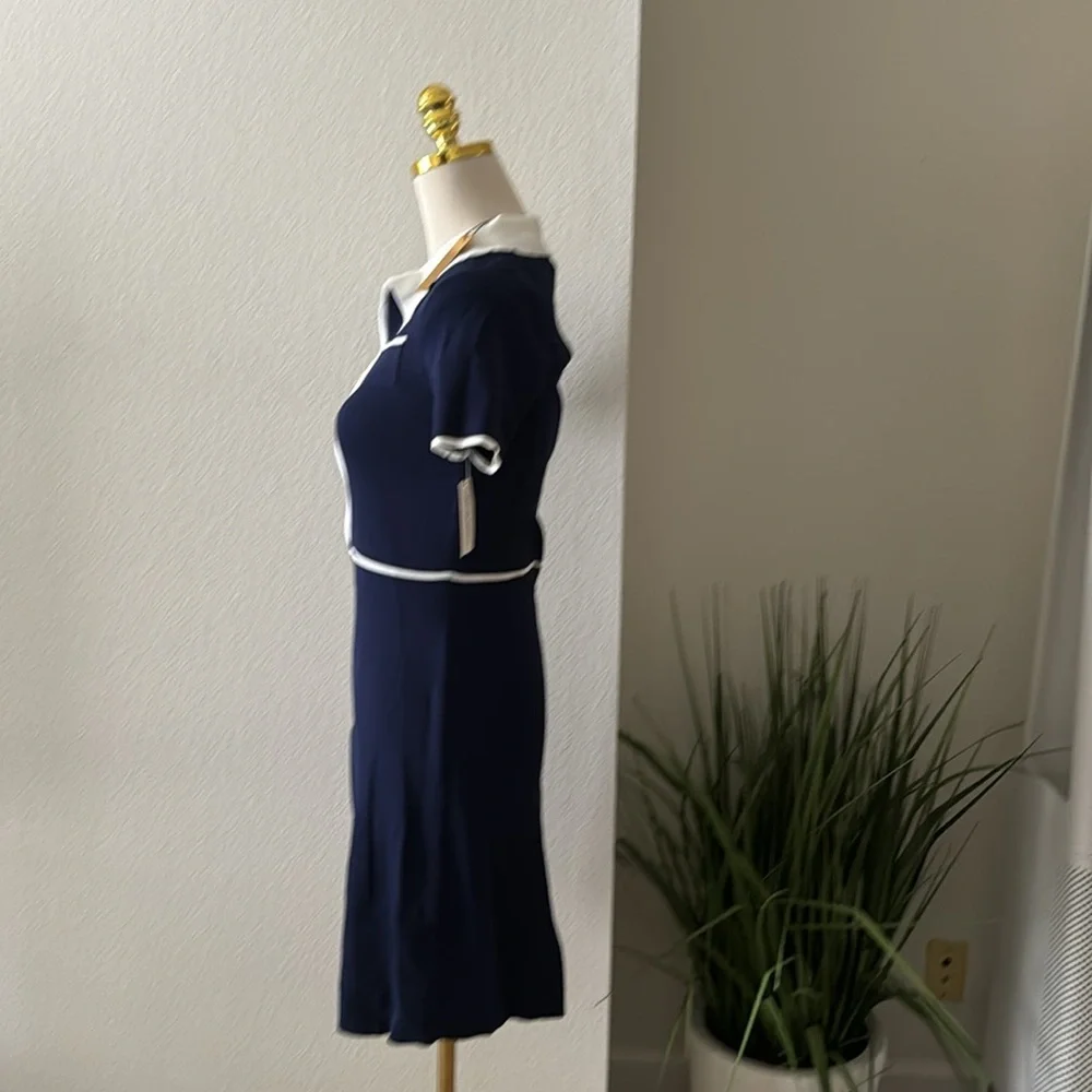Alexia Admor Francine Dress in Navy - Size Small | NWT - Picture 2 of 7